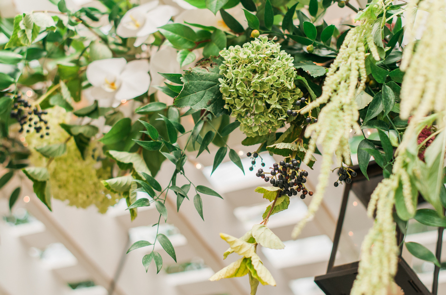 Beautiful wedding flowers by The Rose Shop