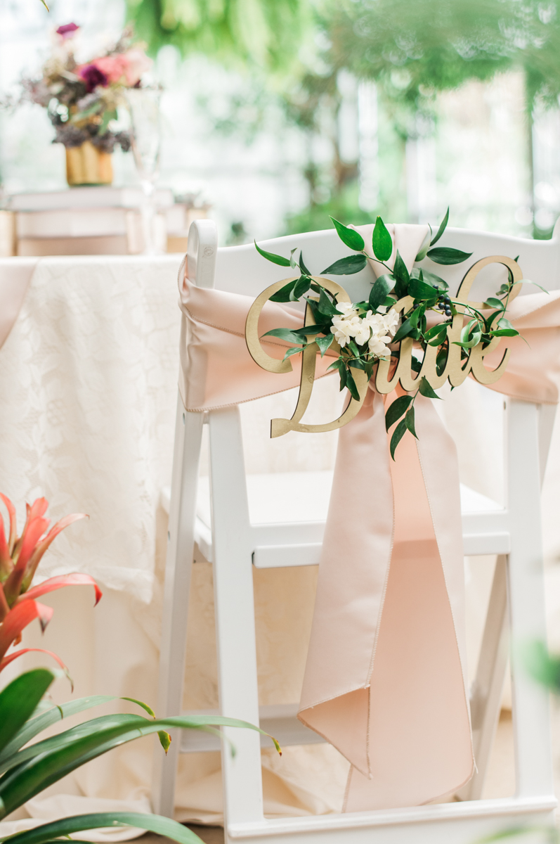 Beautiful wedding flowers by The Rose Shop