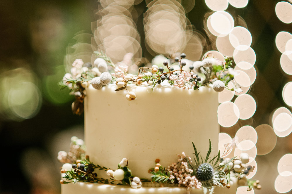 Beautiful wedding flowers by The Rose Shop